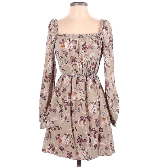 Shein Puffed Floral Dress | SIZE XS - Picture 1 of 3